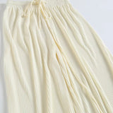 Women Sweatpants Spring Snake Bone Pattern Wide Leg Pants Striped Straight Loose Casual Pants