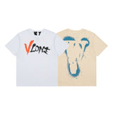 Vlone T Shirt Spring Summer Crew Neck Pullover