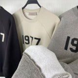 Fog Essentials Sweatshirt Unisex Crew Neck Loose Fleece Sweater