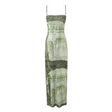 Women Dresses Summer Dress Sexy Suspenders Dress (Xds0414)