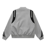 Women Jacket Zipper Coat Spring and Autumn Loose Lapel Sport Cardigan