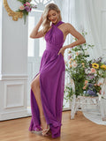 Women Evening Gown Sexy Chiffon Dress