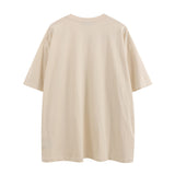 Men T Shirt Angel Print Short-Sleeved T-shirt Men and Women Loose Couple Tee