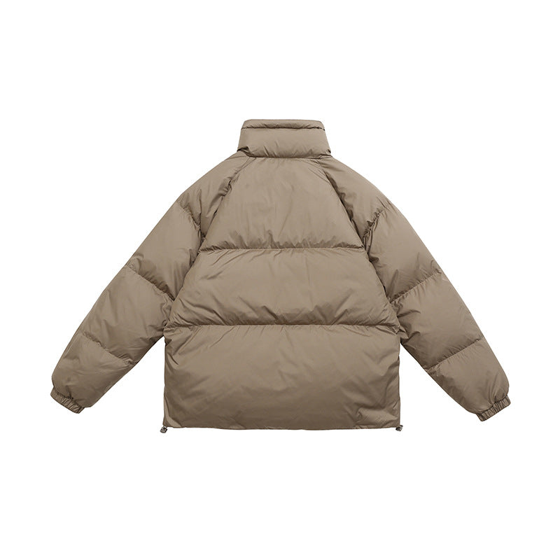 Unisex Winter Cotton Coat Stand-up Collar down Jacket