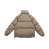Unisex Winter Cotton Coat Stand-up Collar down Jacket