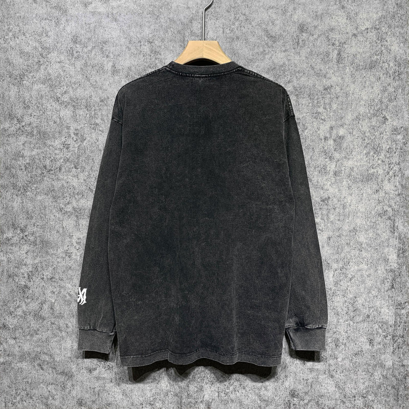 Amiri Long-Sleeve Shirt Vintage Long Sleeve T-shirt