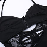 Women Tops Summer Lace Jumpsuit Sexy Slim Jumpsuit