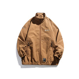 Unisex Jacket Retro Stand-up Collar Jacket