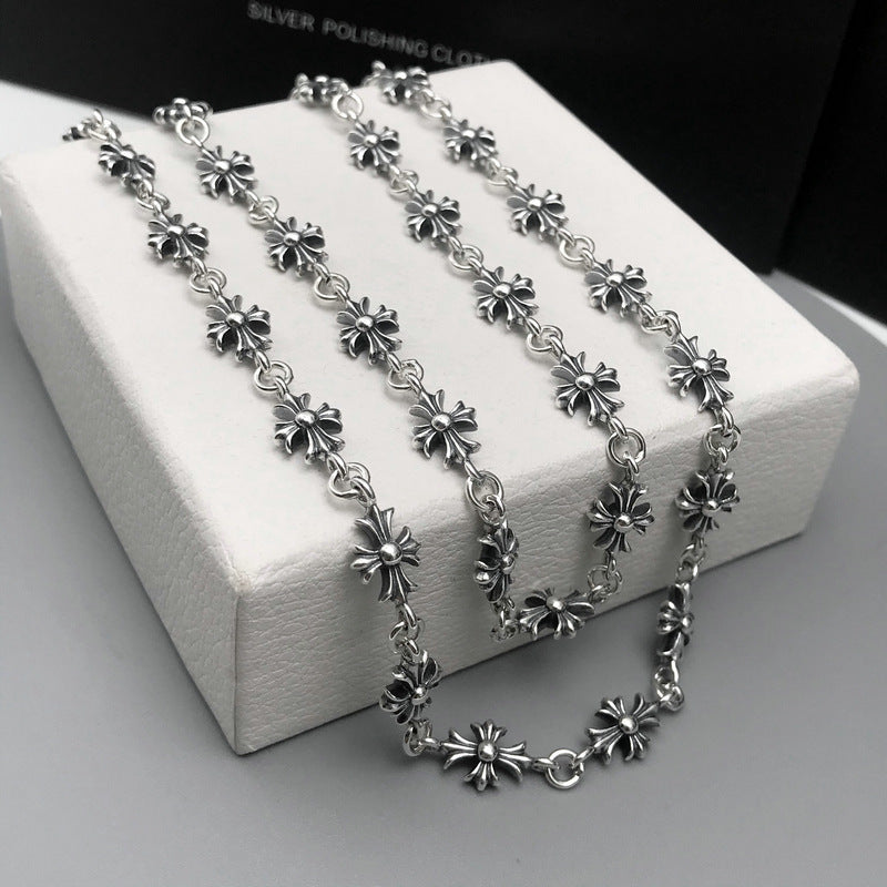 Chrome Hearts Necklace Vintage Men's and Women's Cross Necklace