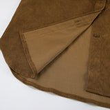 Women Trench Coat Corduroy Coat Autumn and Winter Long Sleeve Retro Long-Sleeved Fleece Sweater