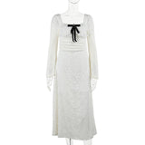 Women Dresses Lace Dress Autumn Winter Long Dress