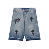 CHH Chrome Hearts Jeans Unisex Casual Loose Jeans