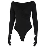 Women Jumpsuit Summer Sexy V-neck Long Sleeve Jumpsuit