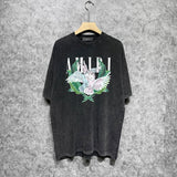 Amiri T-shirt Washed and Worn Retro Short Sleeve T-shirt