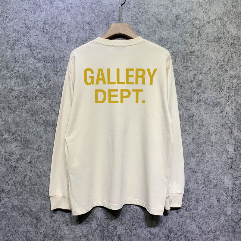 Gallery Dept Long Sleeved Shirt Fashion Brand Long Sleeve Long-Sleeved T-shirt Blouse
