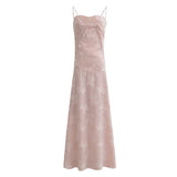 Women Dresses Summer Sling Dress Butterfly Texture Sexy Dress (Xds0414)