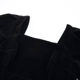 Women Dress Autumn Pleuche Dress Hip Skirt