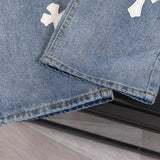 CHH Chrome Hearts Jeans Unisex Casual Loose Jeans