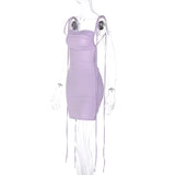 Women Dresses Summer Sexy Backless Sheath Dress