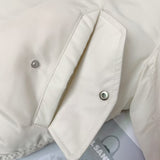Women Jacket Autumn and Winter Stand Collar Jacket Long Sleeve Baseball Uniform Coat