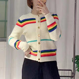 Women Knitwear Autumn and Winter Sweater Female Loose Knitted Cardigan