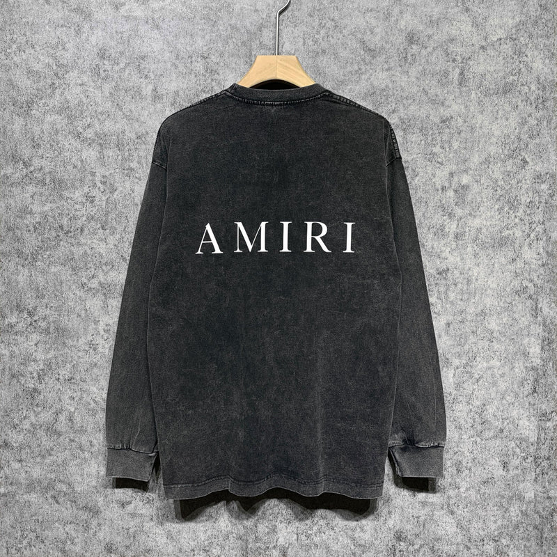 Amiri Long-Sleeve Shirt Vintage Long Sleeve T-shirt