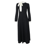Women Dresses Bow Dress Autumn Dress