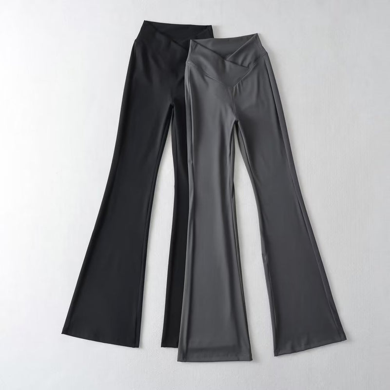 Women Sweatpants Casual Pants Autumn and Winter Bell-Bottom Pants