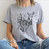 Magical Wizard Castle Shirt Movie Inspired Tee Wizard School