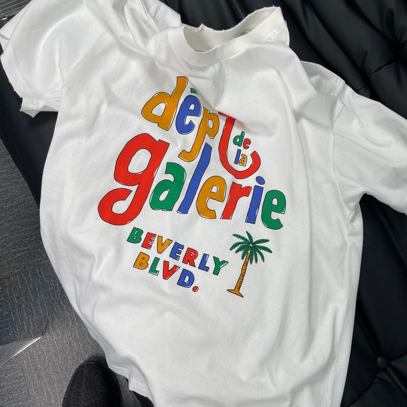 Gallery Dept T Shitrs Summer Short Sleeve plus Size Men and Women Half Sleeve