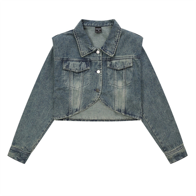 Women Jacket Short Denim Clothes Jacket Denim Jacket