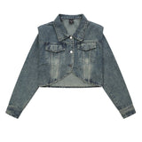 Women Jacket Short Denim Clothes Jacket Denim Jacket