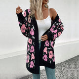 Women Knitted Sweater Autumn Leisure Women's Cardigan Sweater