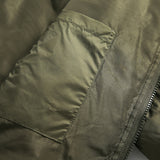 Unisex Winter Cotton Coat Vintage Cotton Stand Collar Stretchy Sleeves Cotton-Padded Coat