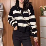Women Knitwear Spring Polo Collar Knitwear Sweater