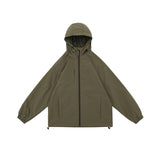 Unisex Jacket Shell Jacket Waterproof Hooded Jacket Men and Women Couple Sports Jacket