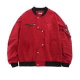 Men Jacket Coat Men's Loose Lapel Embroidered Jacket