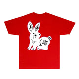 Amiri T-Shirt Rabbit Printed Short Sleeve T-shirt