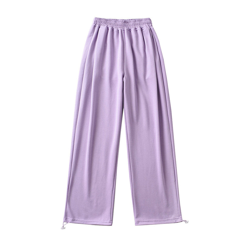 Women Sweatpants Spring Casual Wide Leg Straight Harem Pants