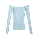 Women Tops Spring and Summer Hollow Sweater Short Top