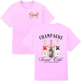 Champagne Social Club Shirt Champagne Social Club Drinking