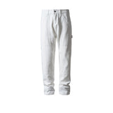 MIJKO Men's Vintage Pants MIJKO autumn and winter trousers men's and women's black and white jeans