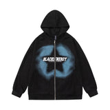 Unisex Jacket Autumn Graffiti Style Zipper Sweater