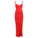 Women Dresses Sexy Sling Dress Long Dress Dress (Zns0409)