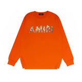 Amiri Long Sleeve Shirt Fashion Brand Long Sleeve Long-Sleeved T-shirt Blouse