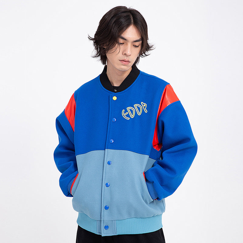 Men Jacket Coat Baseball Uniform Jacket Men's Autumn and Winter Racing Suit Baggy Coat