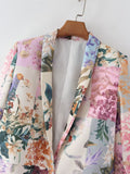Women Suits Casual Suit Jacket Spring and Autumn Multi-Pocket Top