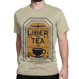 Men's T-Shirts Liber Tea Helldivers Game Vintage Cotton Tees