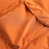 Unisex Winter Cotton Coat Three-Dimensional Pocket Decoration Tooling down Jacket Retro Solid Color down Jacket