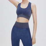 Women Yoga Set Running Exercise Vest